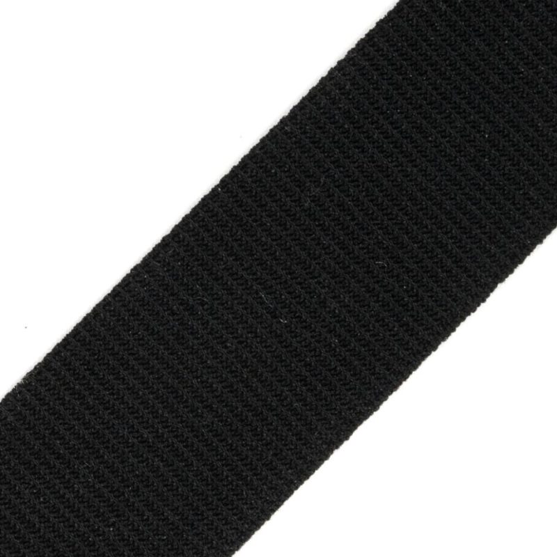 Grosgrain | Black Stretch Grosgrain Ribbon – 1" Grosgrain Black