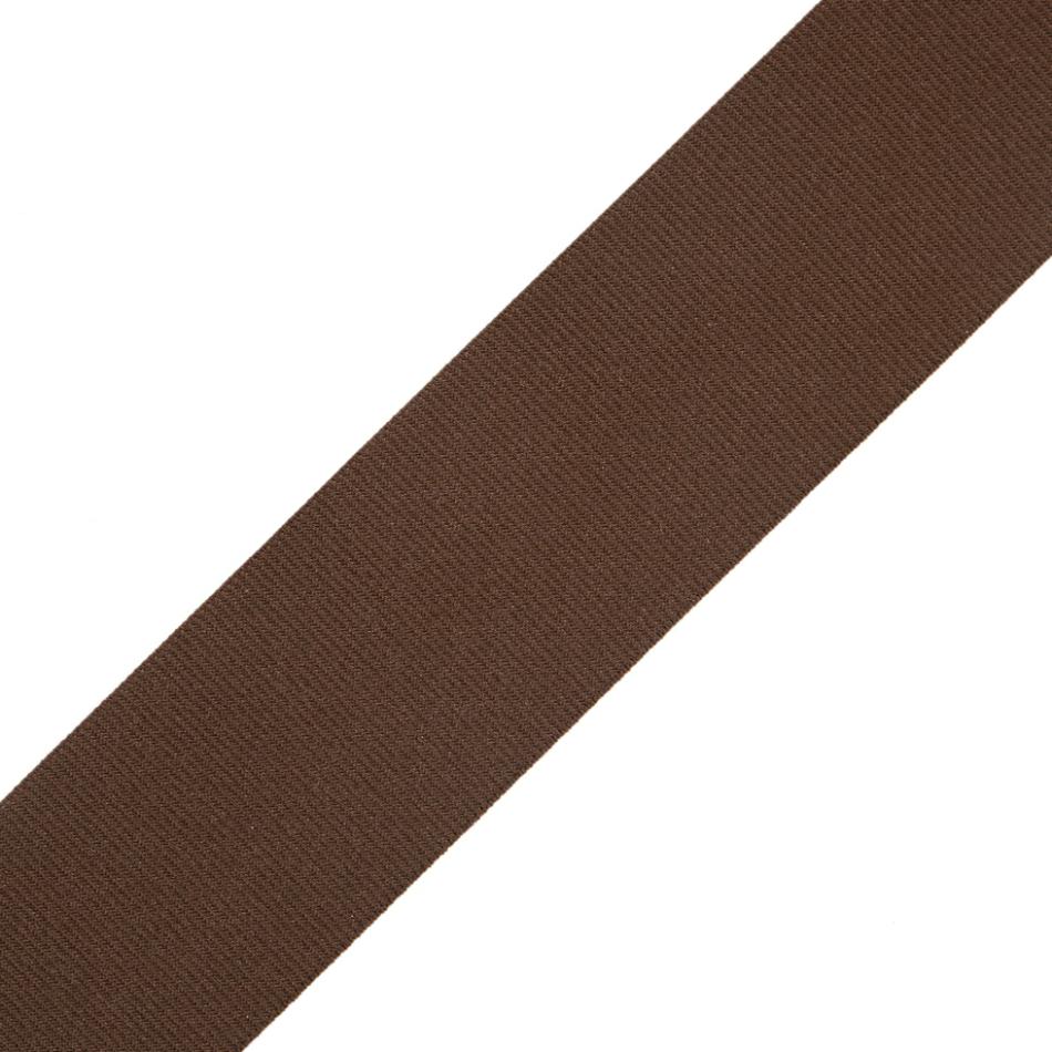 Grosgrain | Brown Stretch Grosgrain – 2" Grosgrain Brown