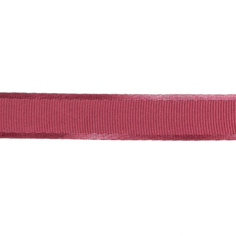 Grosgrain | Dusty Pink Satin-Edged Grosgrain Ribbon – 0.625" Grosgrain Grosgrain