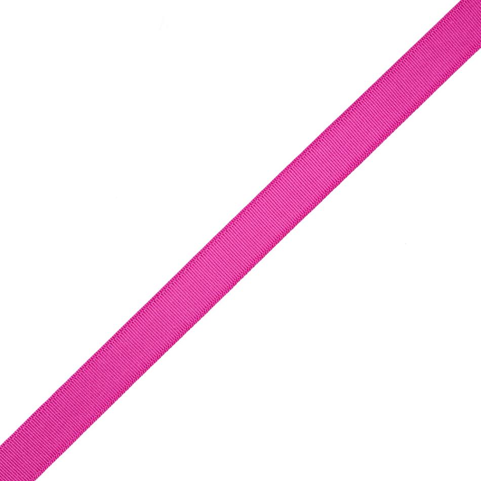 Grosgrain | Fuchsia Rayon Grosgrain Ribbon – 0.375" Grosgrain Fuchsia