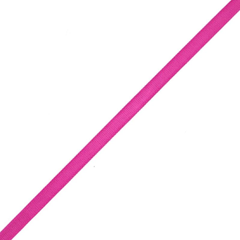 Grosgrain | Fuchsia Rayon Grosgrain Ribbon – 0.625" Grosgrain Fuchsia