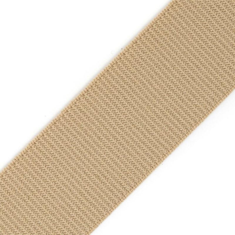 Grosgrain | Khaki Stretch Grosgrain Ribbon – 1" Grosgrain Grosgrain