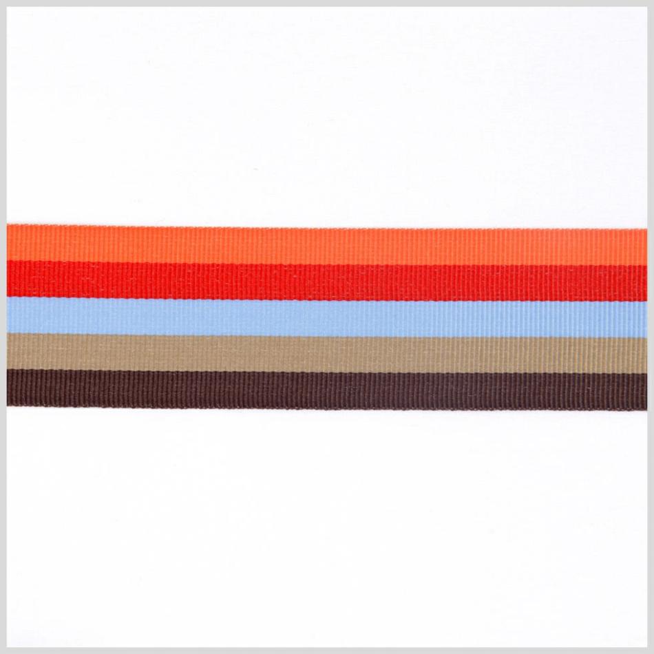 Grosgrain | Multicolor Striped Grosgrain Ribbon Grosgrain Grosgrain