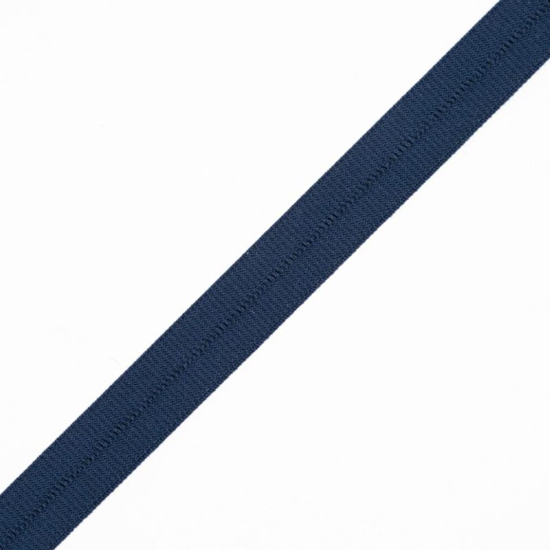 Grosgrain | Navy Stretch Fold Over Grosgrain – 0.625" Grosgrain Grosgrain