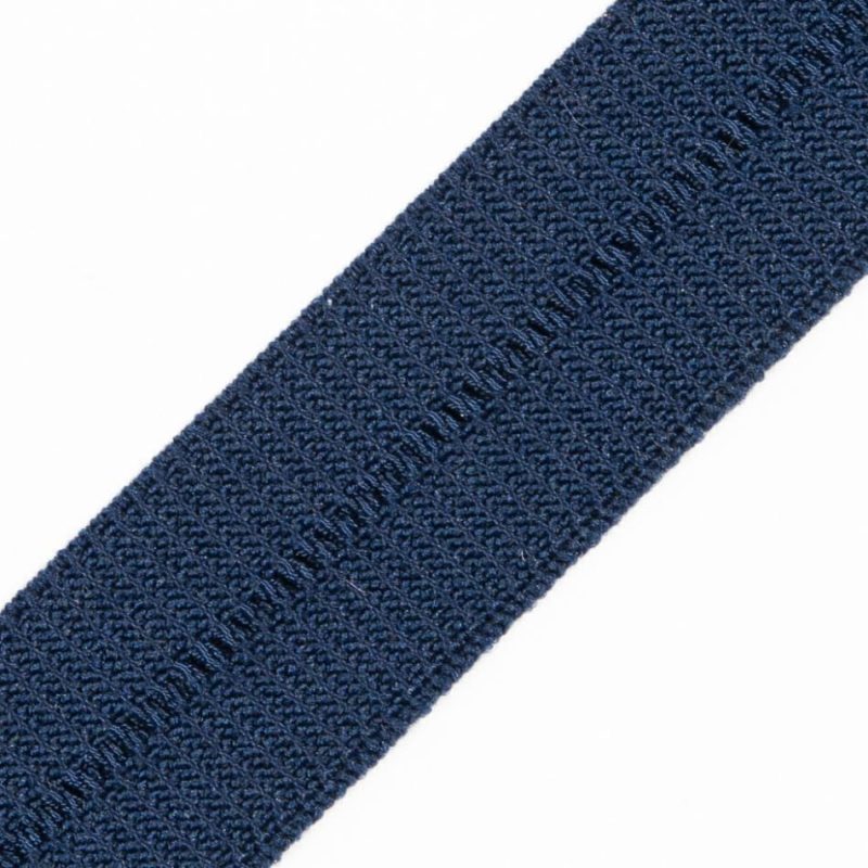 Grosgrain | Navy Stretch Fold Over Grosgrain – 0.625" Grosgrain Grosgrain