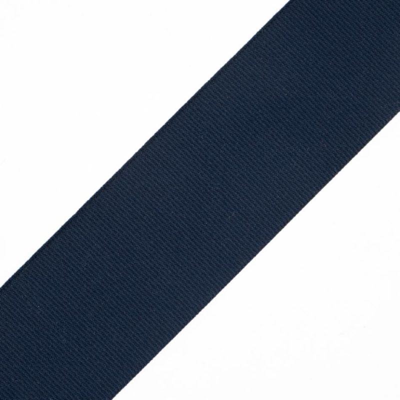 Grosgrain | Navy Stretch Grosgrain – 2" Grosgrain Grosgrain