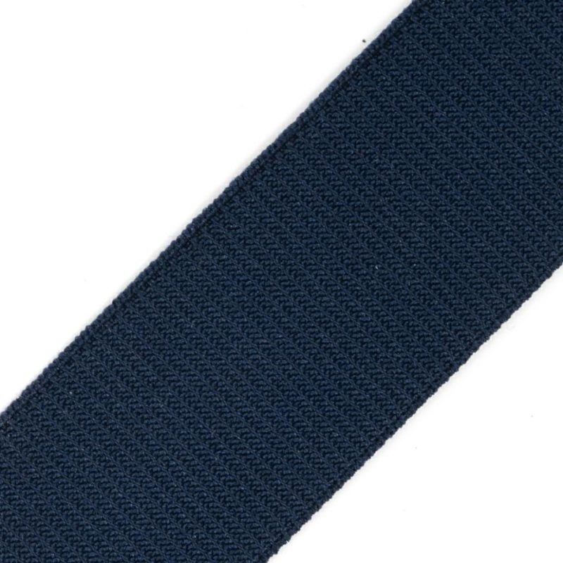 Grosgrain | Navy Stretch Grosgrain Ribbon – 1" Grosgrain Grosgrain