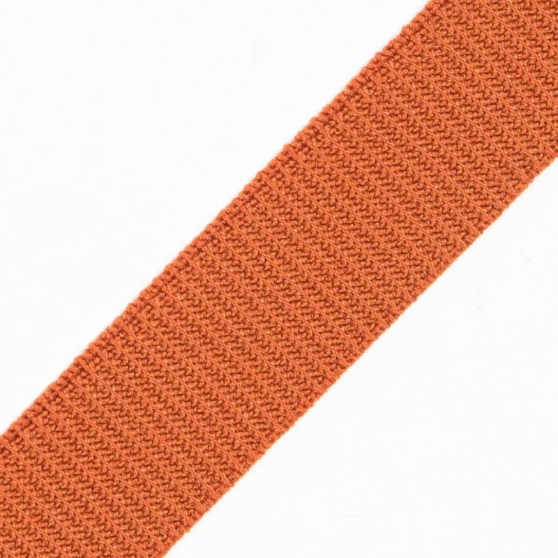 Grosgrain | Orange Stretch Grosgrain – 0.625" Grosgrain Grosgrain