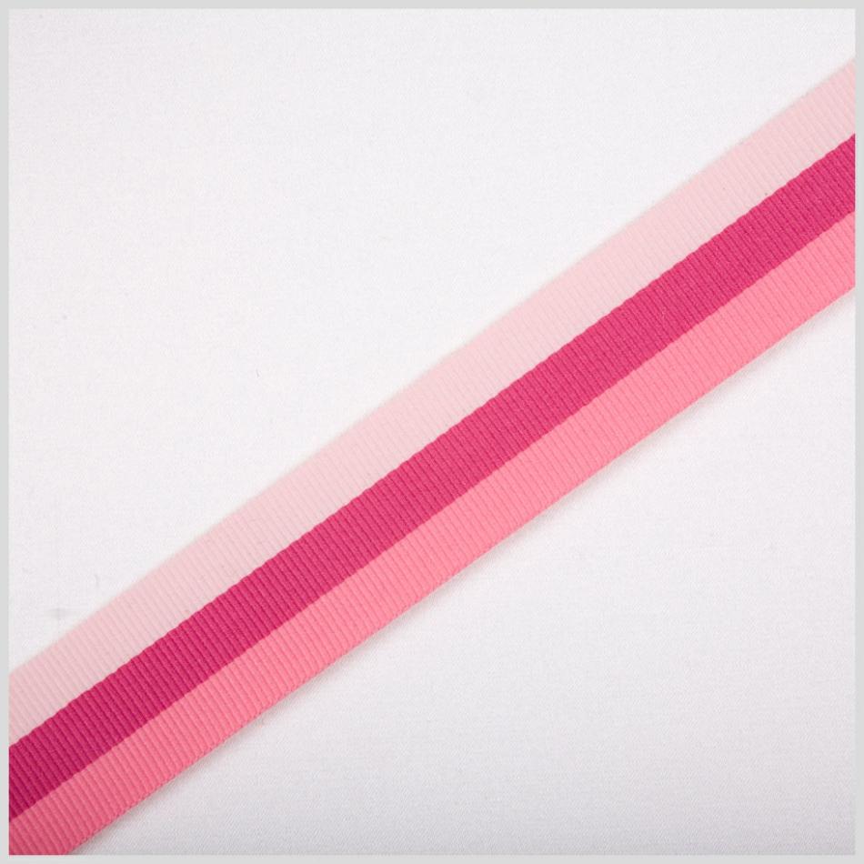 Grosgrain | Pink Combo Striped Grosgrain Ribbon Grosgrain Grosgrain