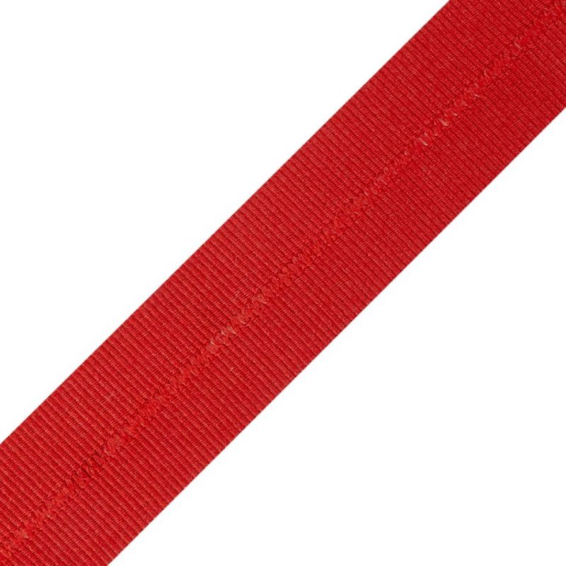 Grosgrain | Red Foldover Grosgrain Ribbon – 0.8125" Grosgrain Grosgrain