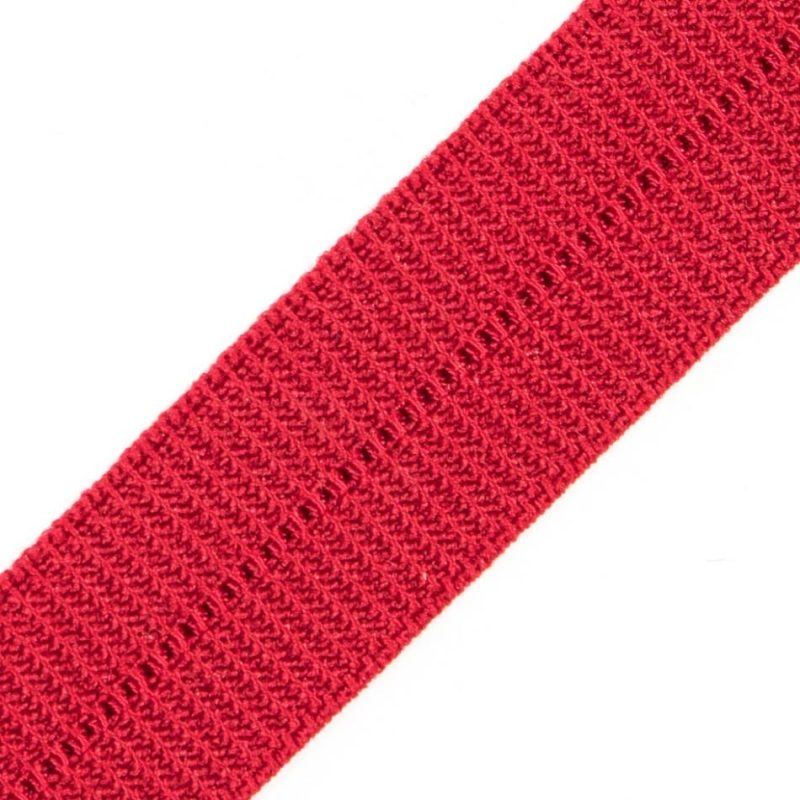 Grosgrain | Red Stretch Fold Over Grosgrain – 0.625" Grosgrain Grosgrain