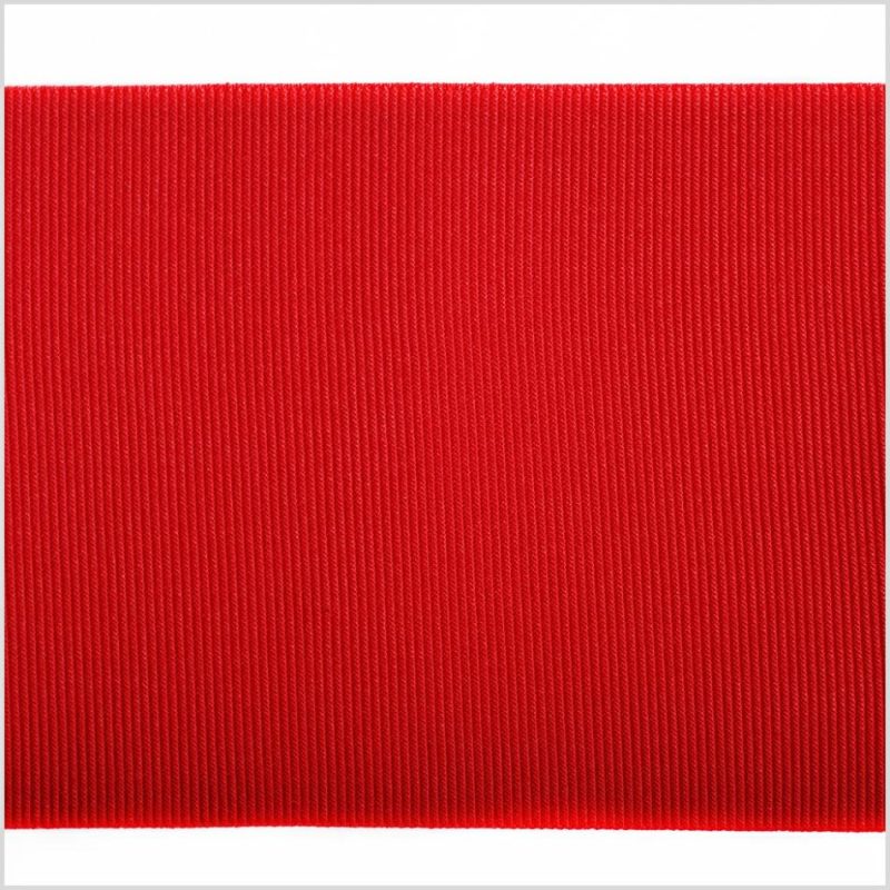 Grosgrain | Red Stretch Grosgrain – 4" Grosgrain Grosgrain