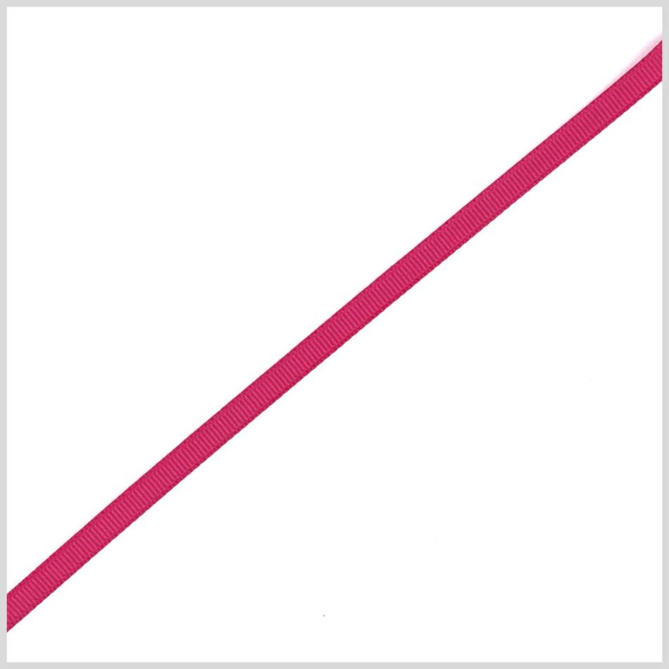 Grosgrain | Shocking Pink Solid Grosgrain Ribbon Grosgrain Grosgrain