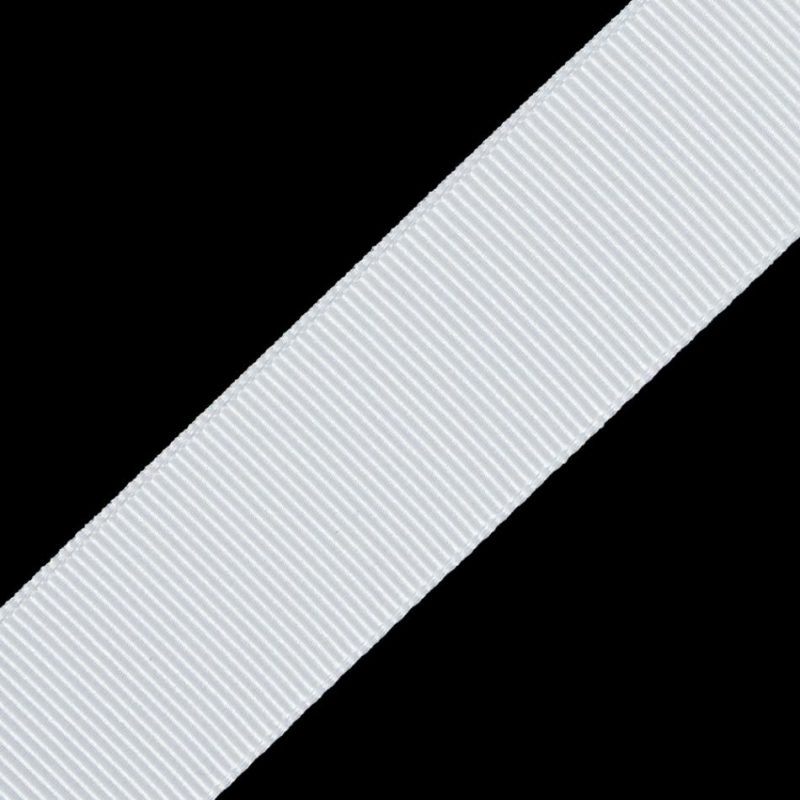 Grosgrain | White Grosgrain Ribbon – 1" Grosgrain Grosgrain