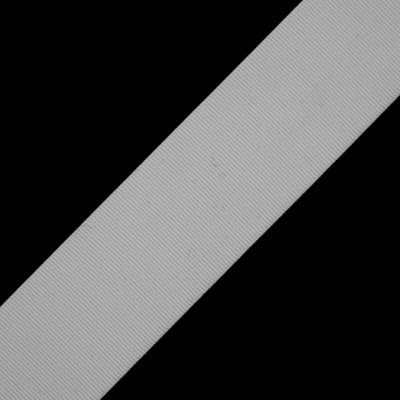 Grosgrain | White Stretch Grosgrain – 2" Grosgrain Grosgrain