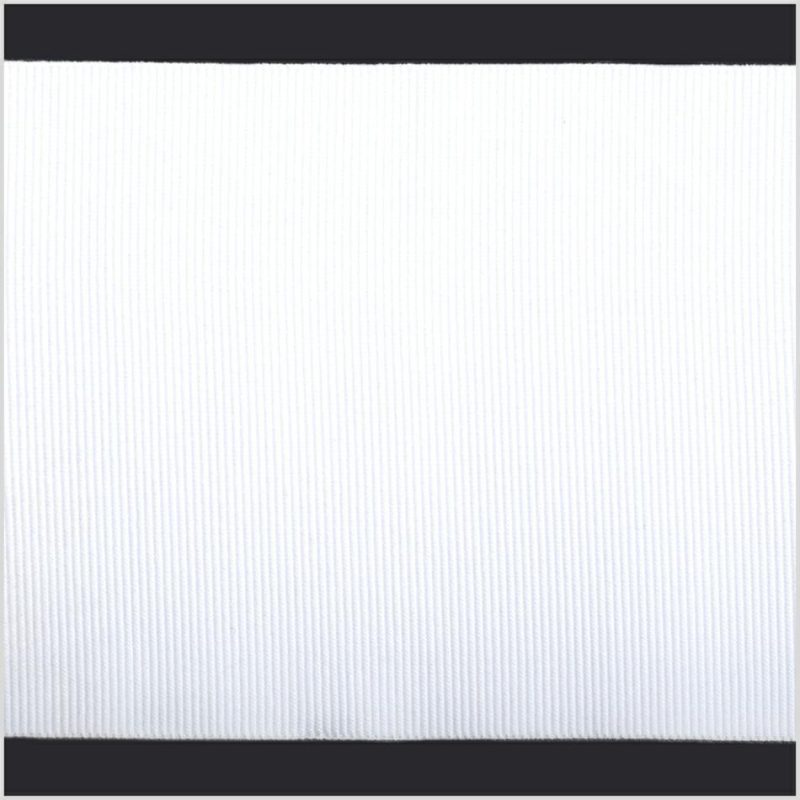 Grosgrain | White Stretch Grosgrain – 4" Grosgrain Grosgrain