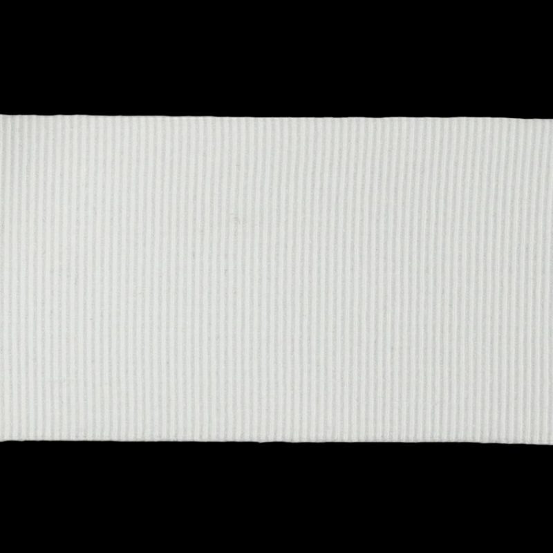 Grosgrain | White Stretch Grosgrain Trim – 1.625" Grosgrain Grosgrain