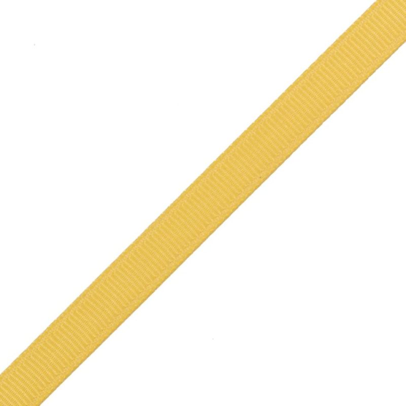 Grosgrain | Yellow Grosgrain Ribbon – 0.375" Grosgrain Grosgrain