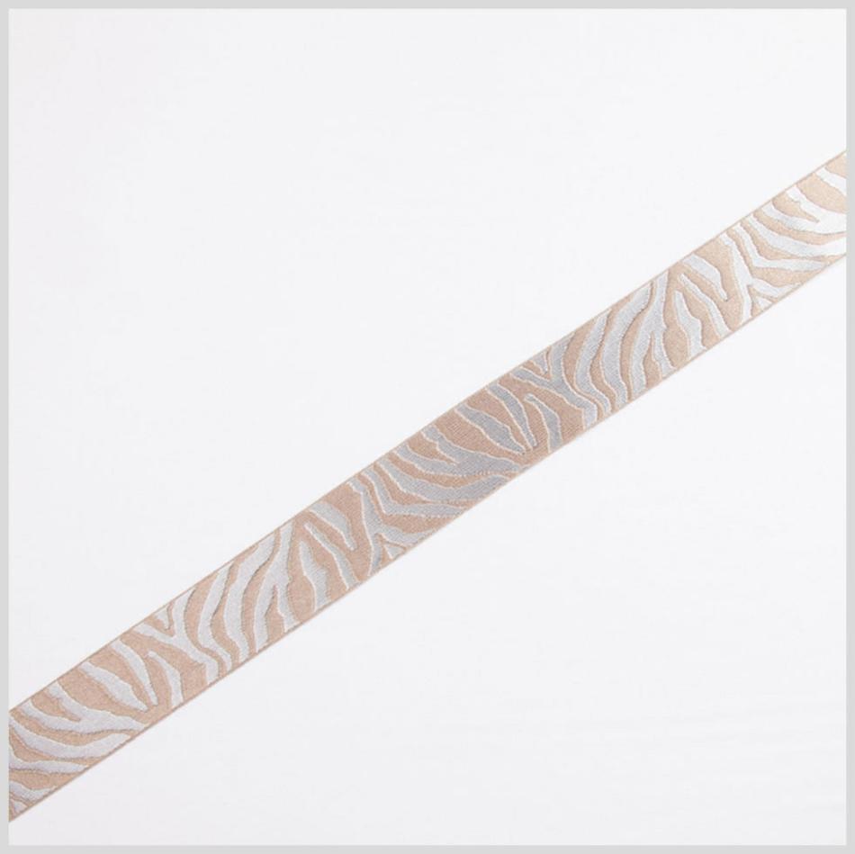 Jacquard | Silver/Gold French Jacquard Ribbon Jacquard Jacquard