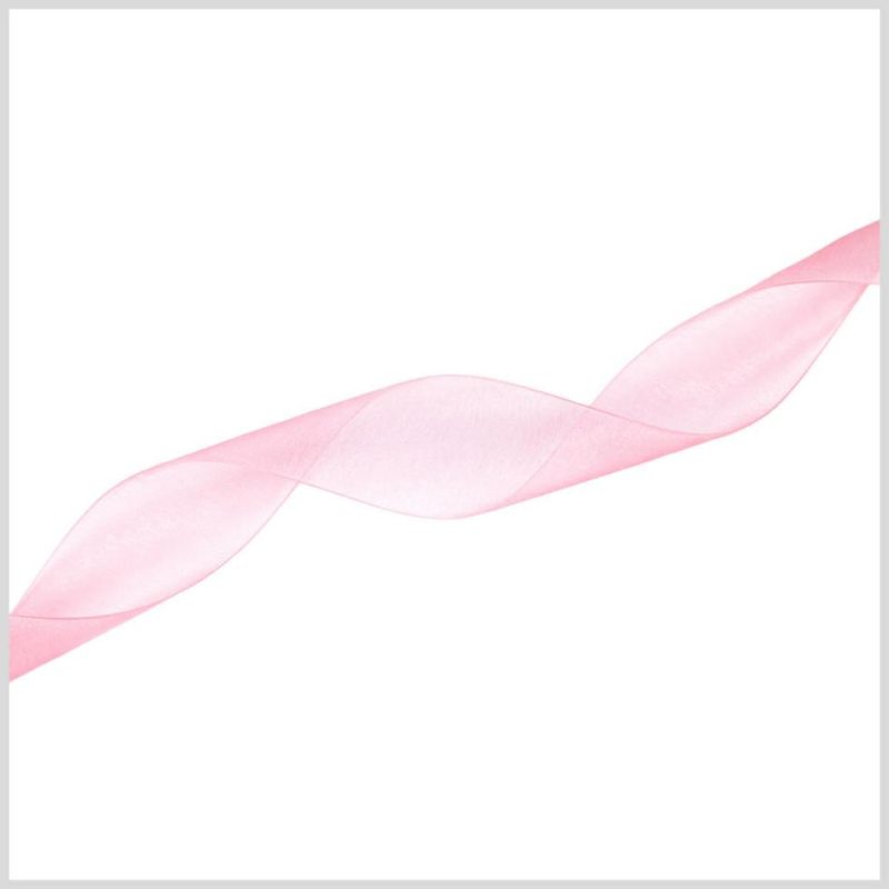 Organza | 1.5" Dusty Rose Organza Ribbon Organza Dusty Rose