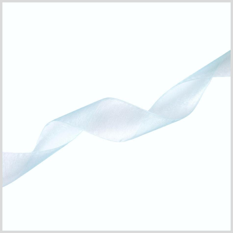 Organza | 1.5" Light Blue Organza Ribbon Organza Lt Blue