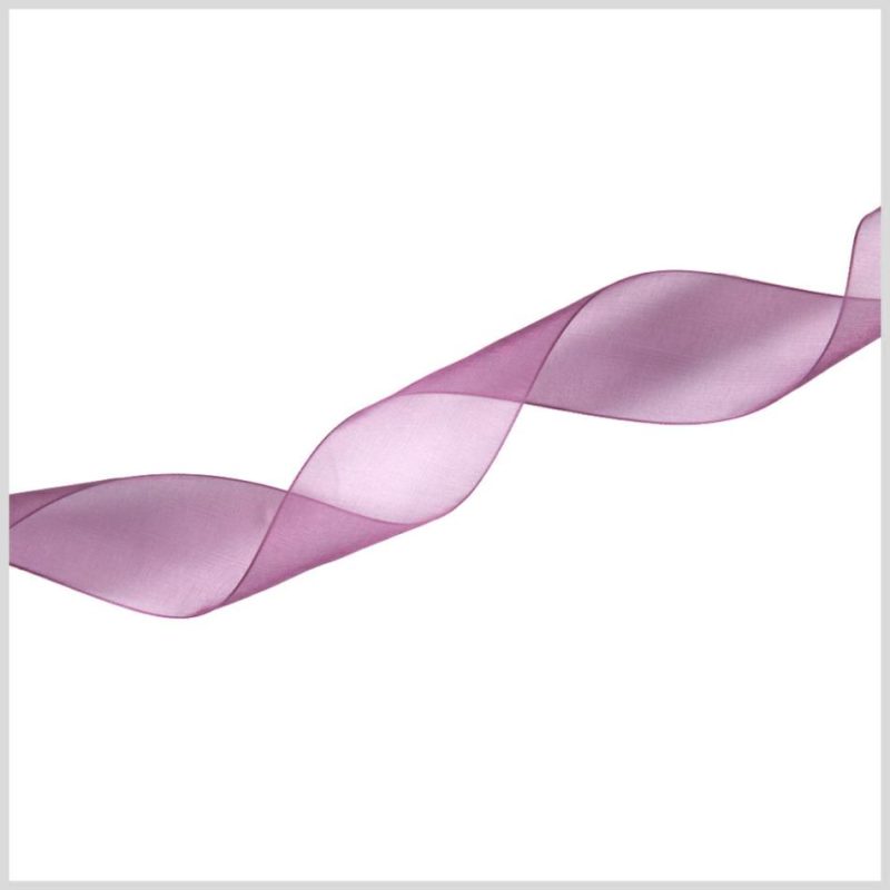 Organza | 1.5" Plum Organza Ribbon Organza Organza