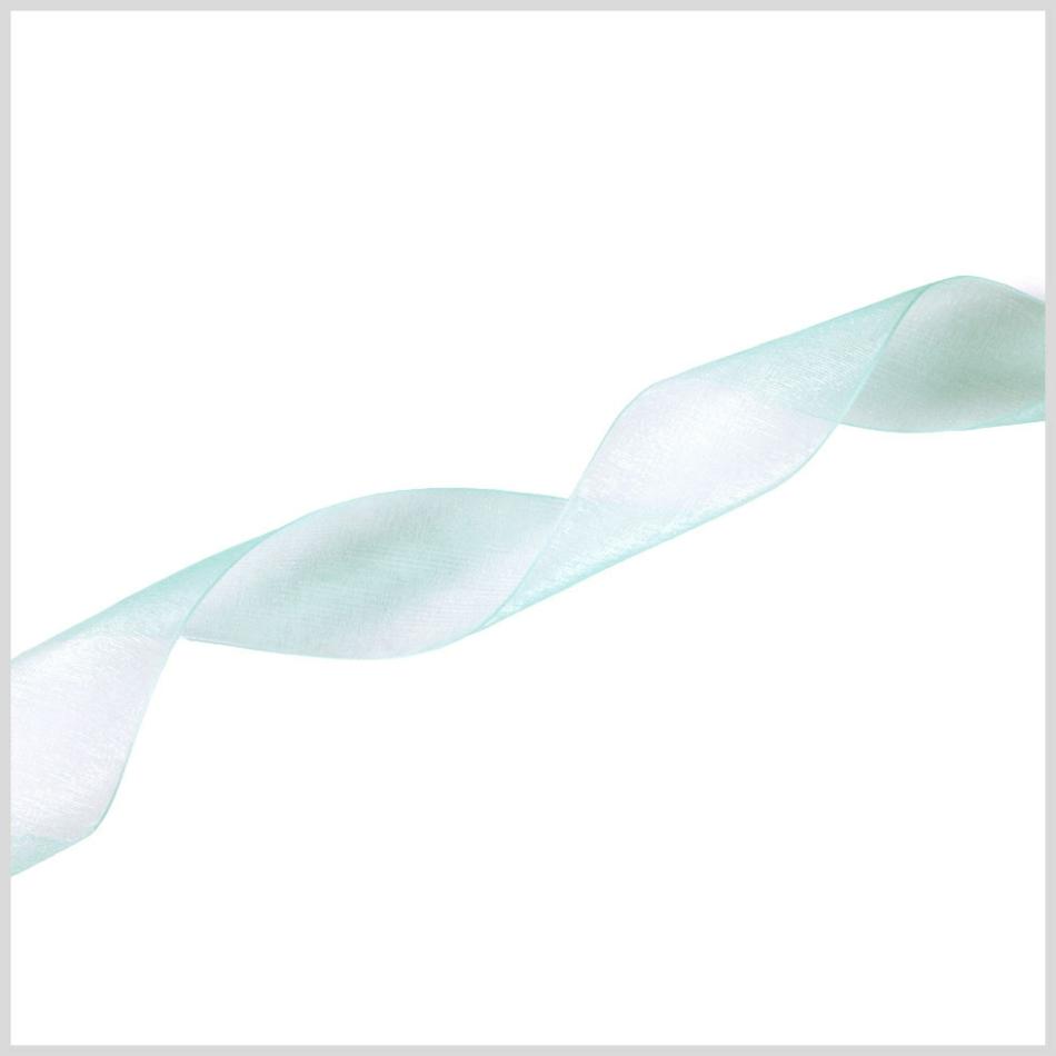 Organza | 1/4" Mint Organza Ribbon Organza Mint