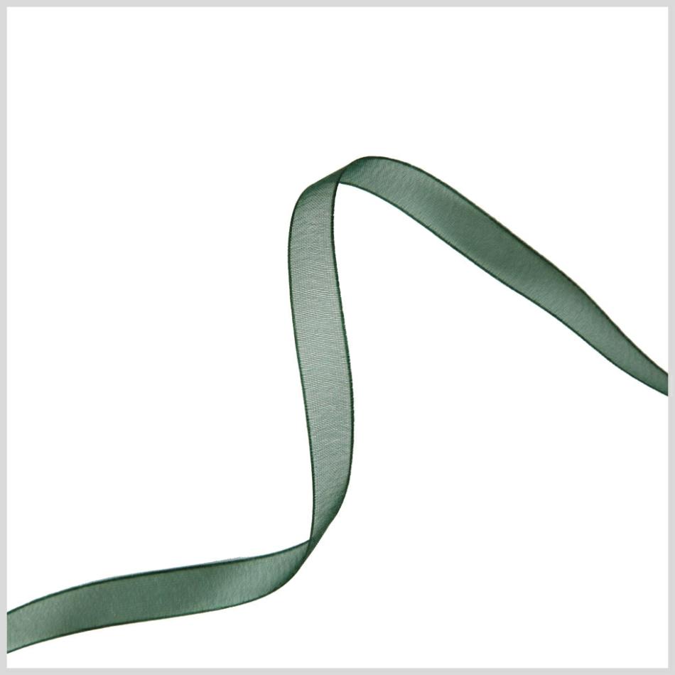 Organza | 3/8" Hunter Organza Ribbon Organza Hunter