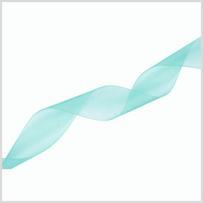 Organza | 3/8" Jade Organza Ribbon Organza Jade