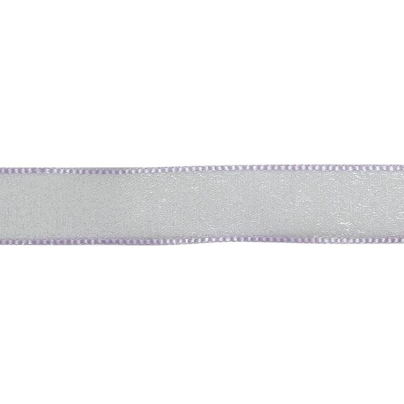 Organza | Lavender Shimmering Organza Ribbon With Woven Edges – 0.75" Organza Organza