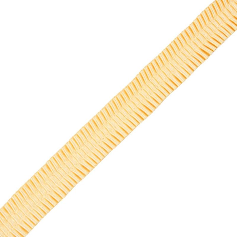 Pleated & Plisse | Yellow Deep Knife Pleated Trimming – 1" Pleated & Plisse Pleated & Plisse