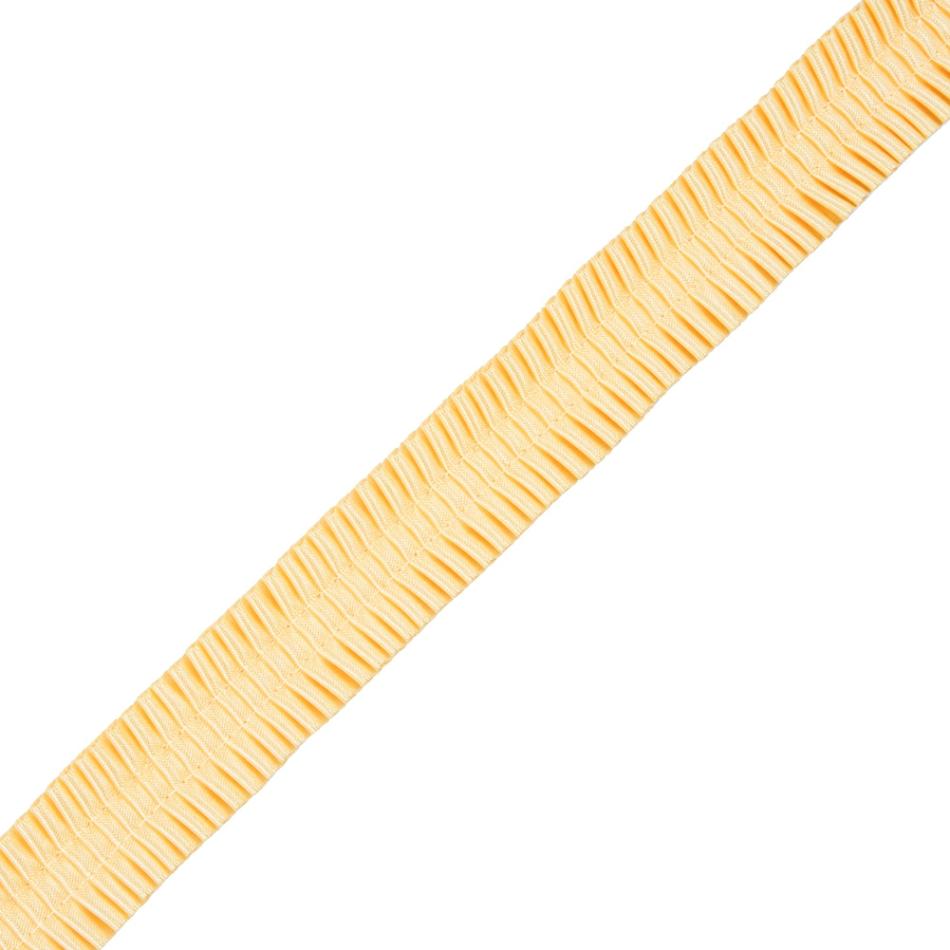 Pleated & Plisse | Yellow Deep Knife Pleated Trimming – 1" Pleated & Plisse Pleated & Plisse