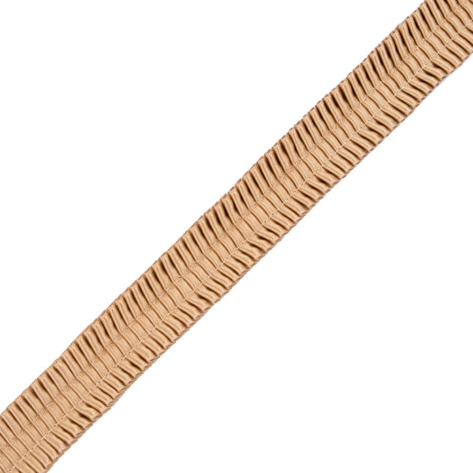 Pleated & Plisse | Gold Deep Knife Pleated Trimming – 1" Pleated & Plisse Gold