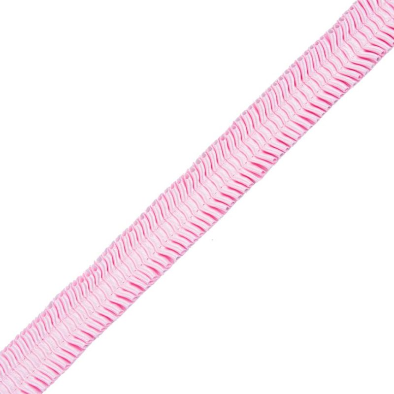 Pleated & Plisse | Baby Pink Deep Knife Pleated Trimming – 1" Pleated & Plisse Baby Pink