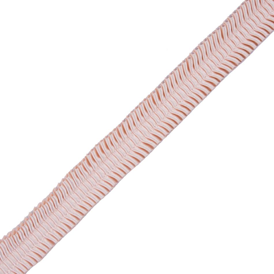 Pleated & Plisse | Blush Deep Knife Pleated Trimming – 1" Pleated & Plisse Blush