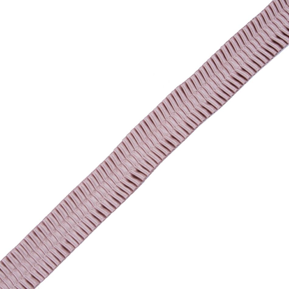 Pleated & Plisse | Rose Deep Knife Pleated Trimming – 1" Pleated & Plisse Pleated & Plisse