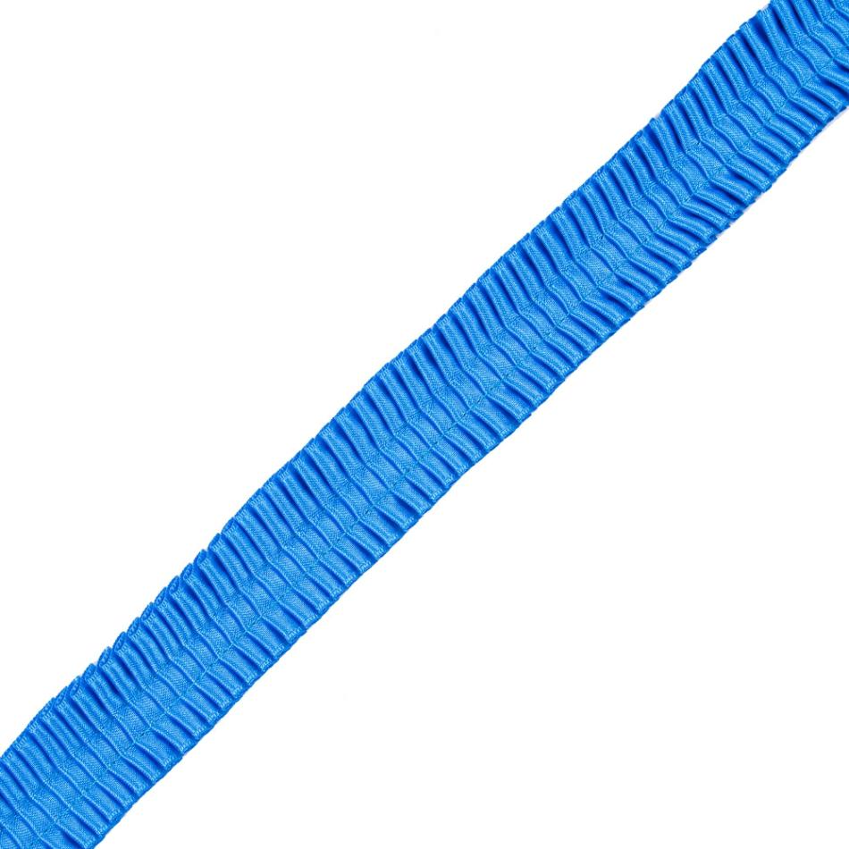 Pleated & Plisse | Electric Blue Deep Knife Pleated Trimming – 1" Pleated & Plisse Electric Blue