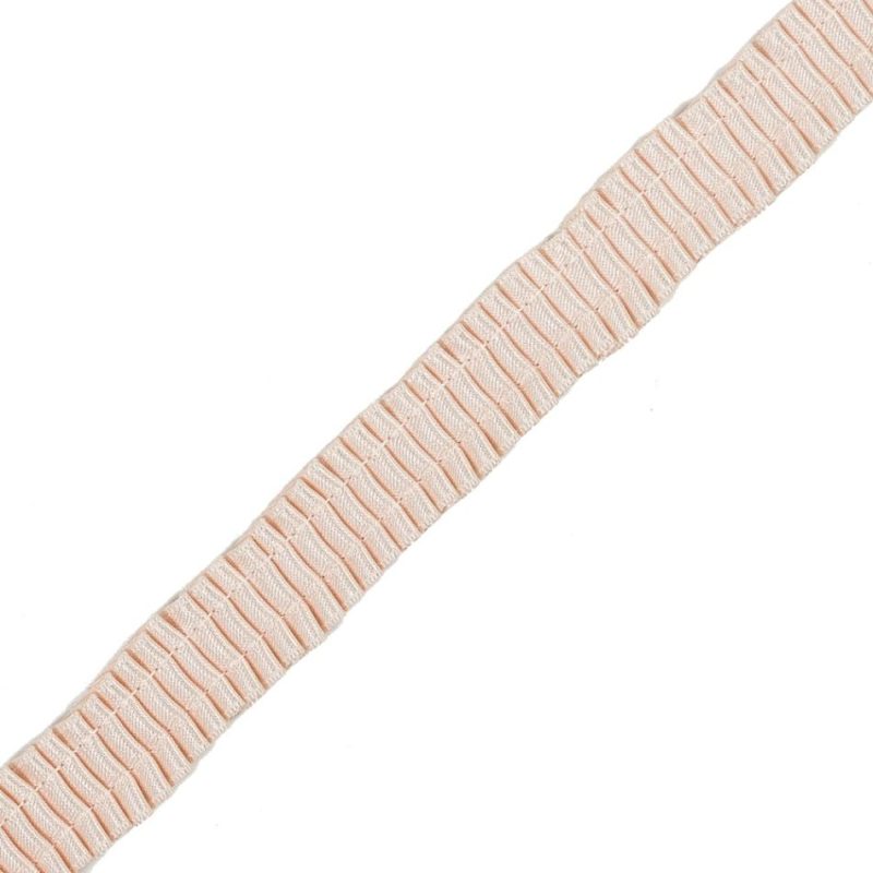 Pleated & Plisse | Blush Plisse Trim – 0.625" Pleated & Plisse Pleated & Plisse