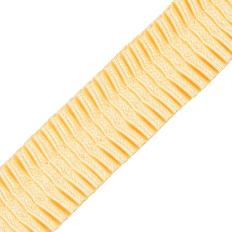 Pleated & Plisse | Yellow Deep Knife Pleated Trimming – 1" Pleated & Plisse Pleated & Plisse