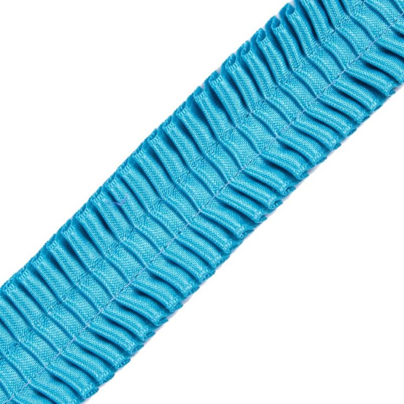 Pleated & Plisse | Aqua Deep Knife Pleated Trimming – 1" Pleated & Plisse Aqua