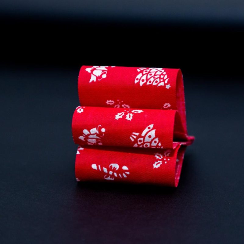 Printed | Red And White Christmas Ribbon – 1.875" Printed Printed