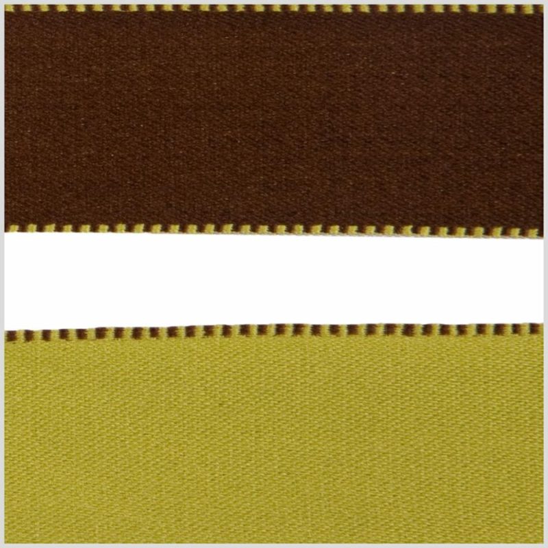 Reversible | 1" Green/Brown Reversible Ribbon Reversible Green,Brown