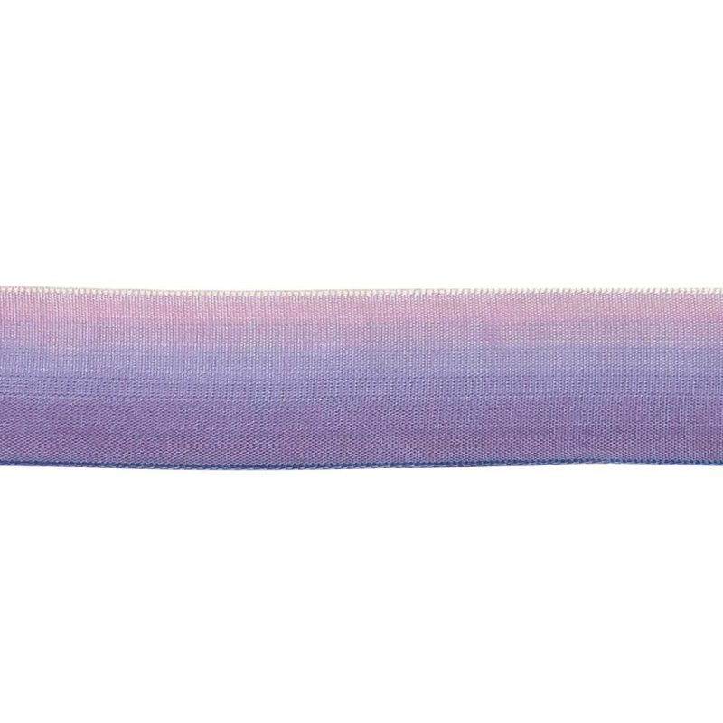 Reversible | Grape And Pink Ombre Wire Edged Ribbon – 0.875" Reversible Reversible