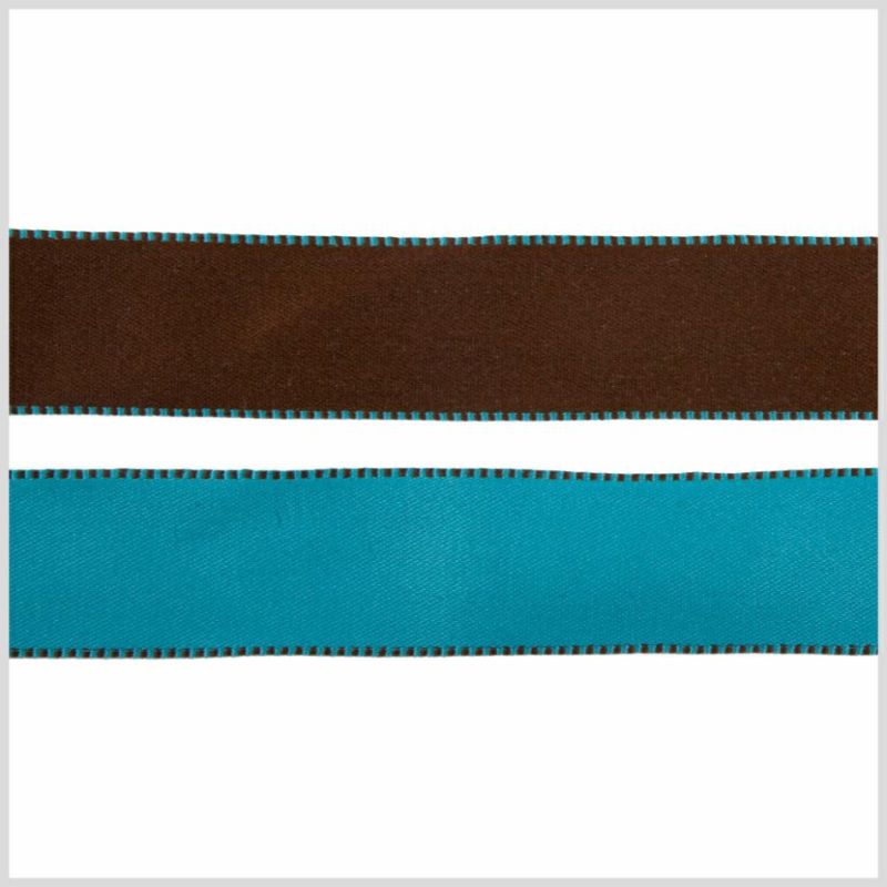 Reversible | Turquoise/Brown Reversible Ribbon Reversible Reversible