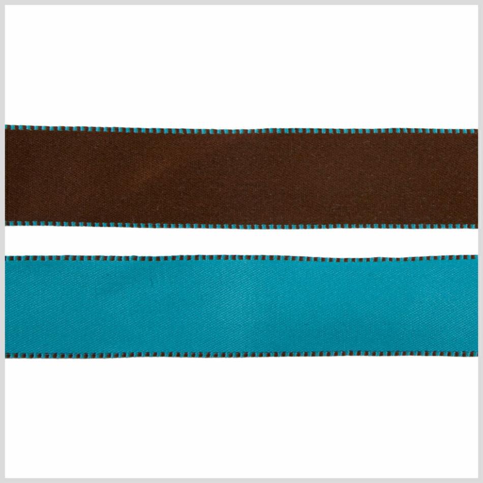 Reversible | Turquoise/Brown Reversible Ribbon Reversible Reversible