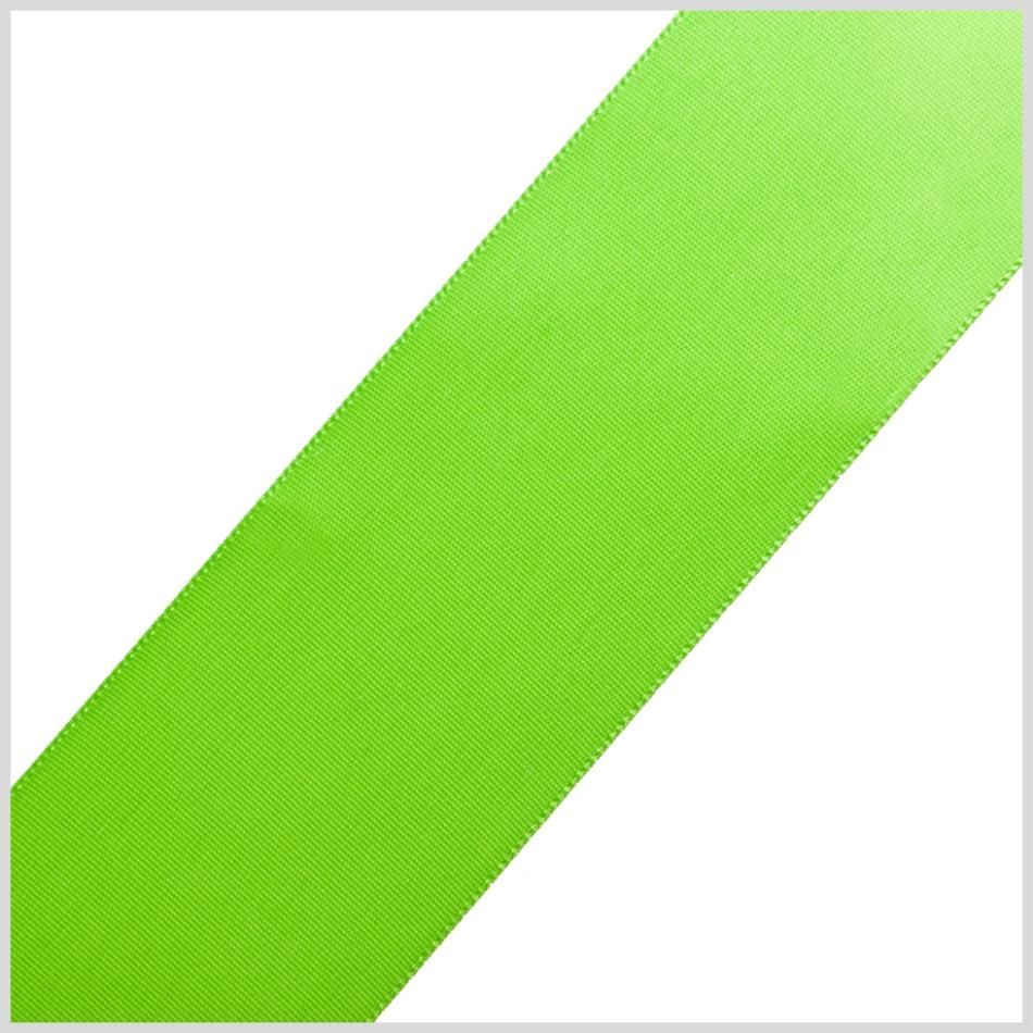 Satin | 1.5" Apple Green Single Face Satin Ribbon Ribbons Apple Green