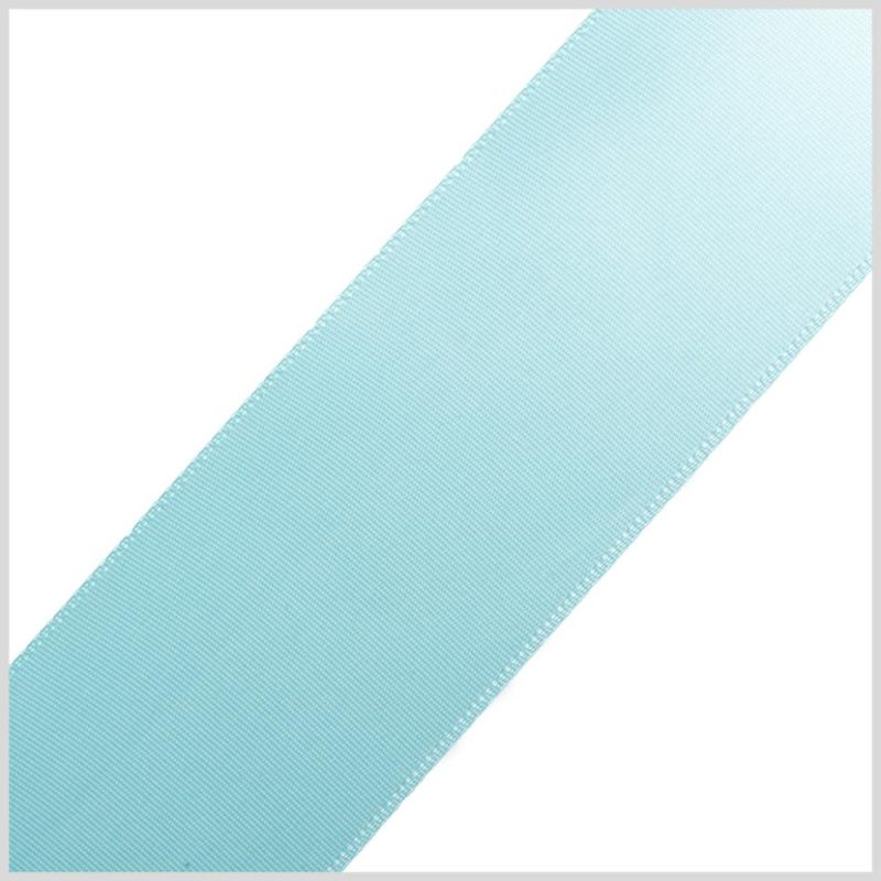 Satin | 1.5" Aquamarine Single Face Satin Ribbon Ribbons Aquamarine