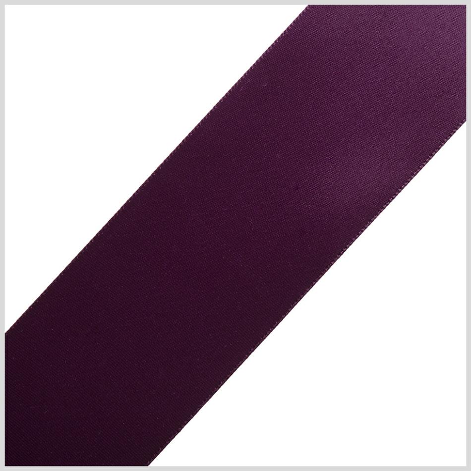 Satin | 1.5" Deep Plum Single Face Satin Ribbon Ribbons Deep Plum