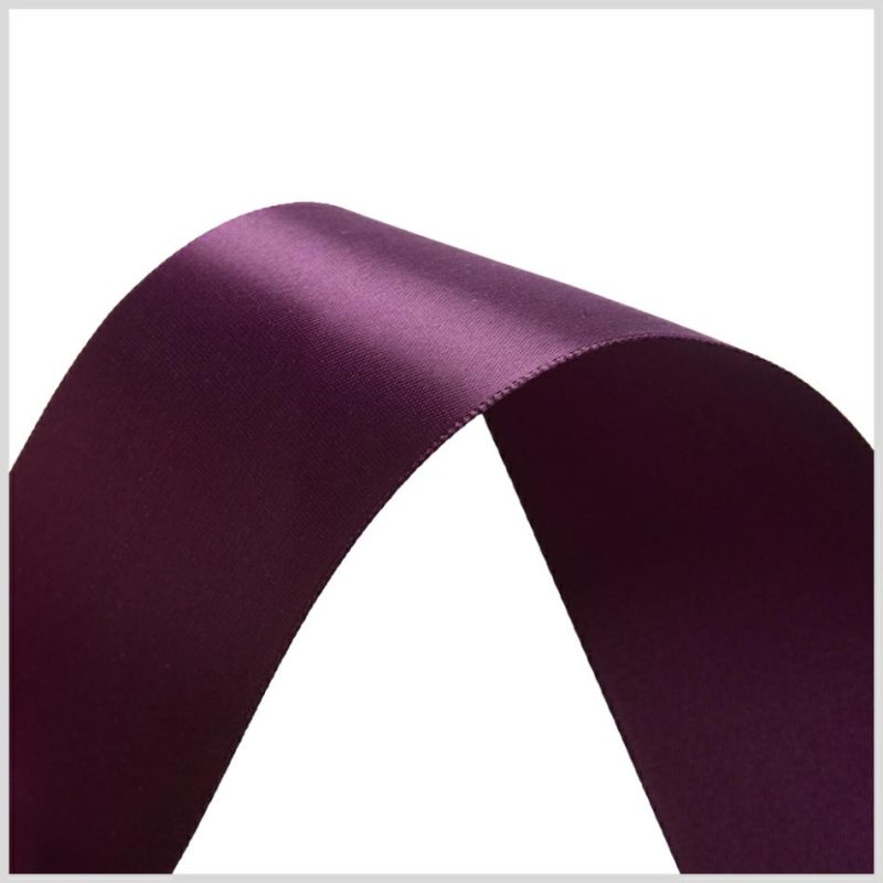 Satin | 1.5" Deep Plum Single Face Satin Ribbon Ribbons Deep Plum