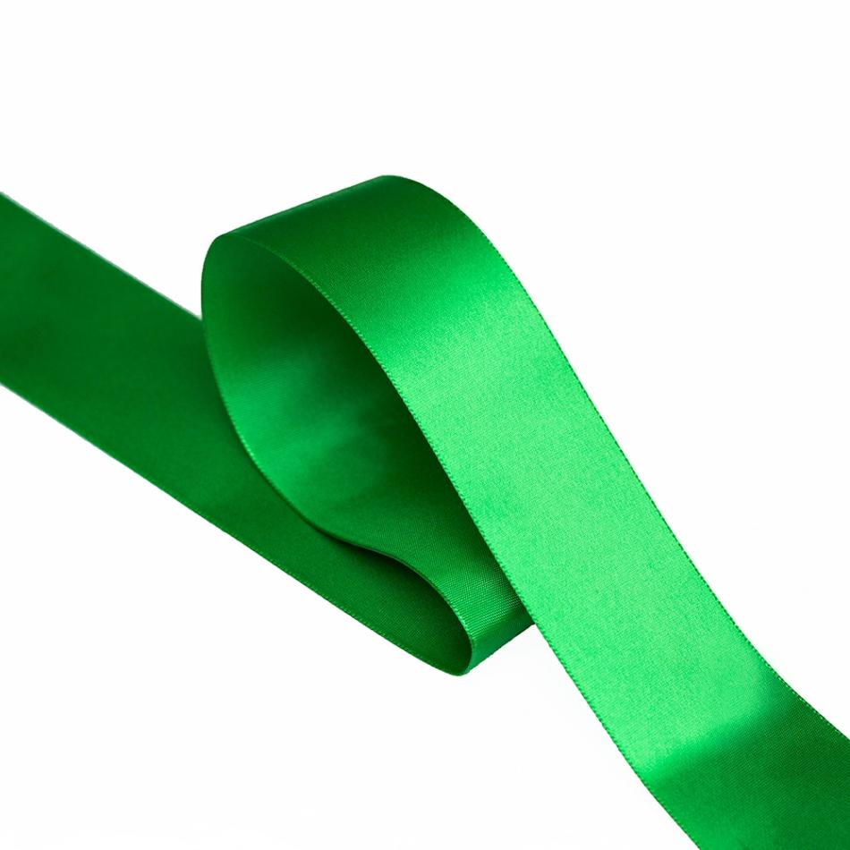 Satin | 1.5" Emerald Single Face Satin Ribbon Ribbons Emerald